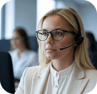 Фото оператора call-центра